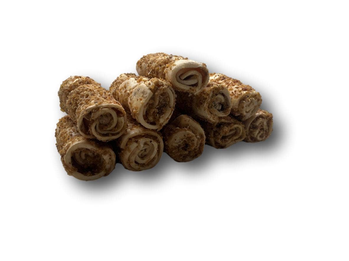 Beef Cheek Rolls 3" Bully Dusted Mini
