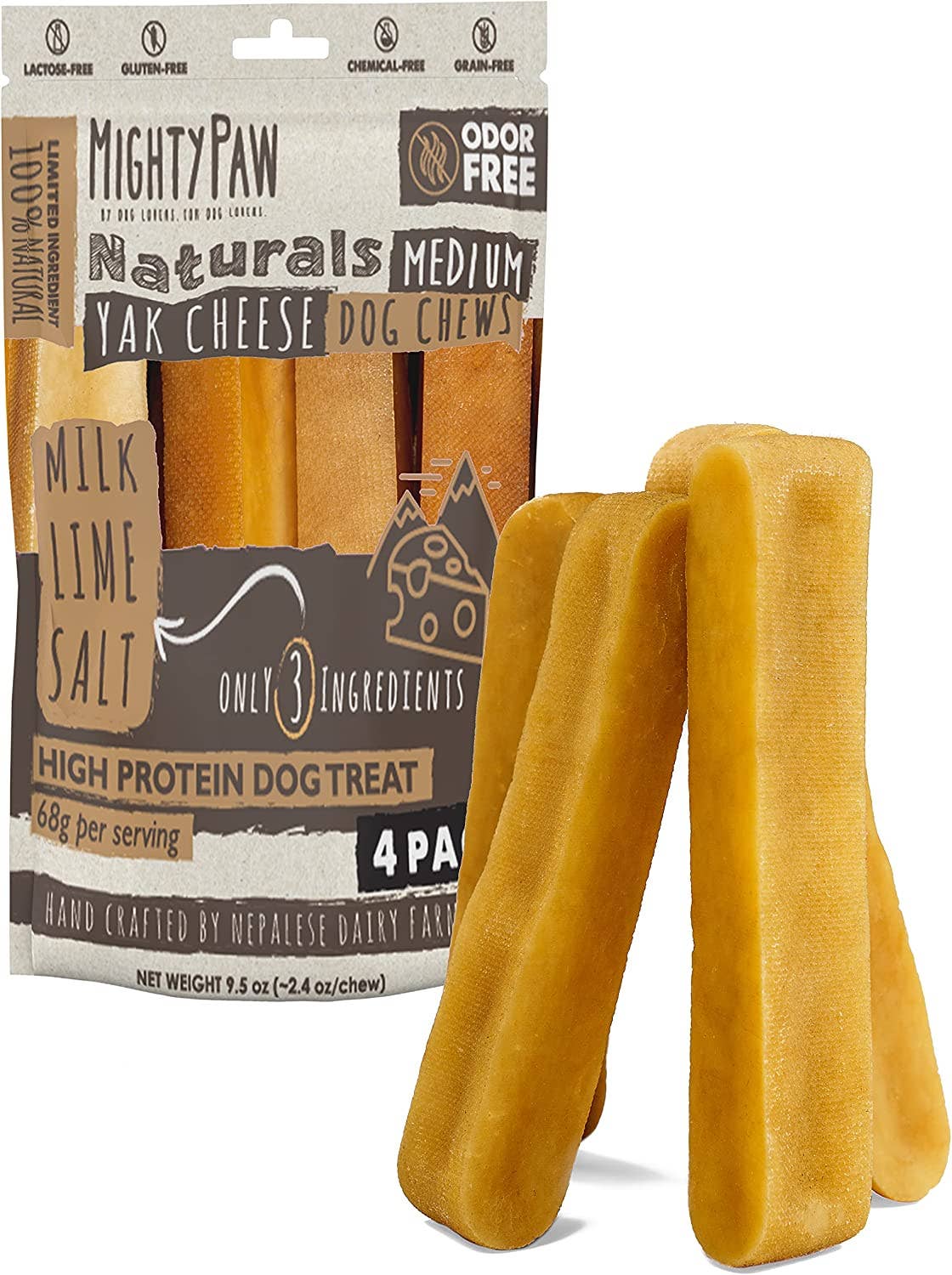 Naturals Yak Cheese Dog Chews